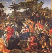 Filippino Lippi The Adoration of the Magi oil